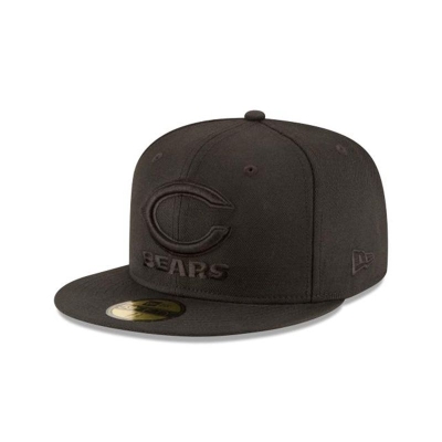 Sapca New Era Chicago Bears NFL Black On Black 59FIFTY Fitted - Negrii